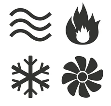 Isıtma ve Soğutma Yedek Parçaları  Tesla Model Y için orijinal ve uyumlu ısıtma ve soğutma yedek parçaları; klima kompresörü, radyatör, fan, termostat ve daha fazlası.